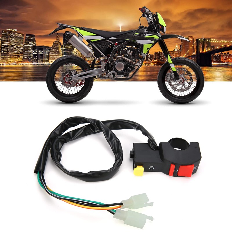 Aramox Motorcycle quad kill Switch Handlebar Mount, Handlebars Starter Switch