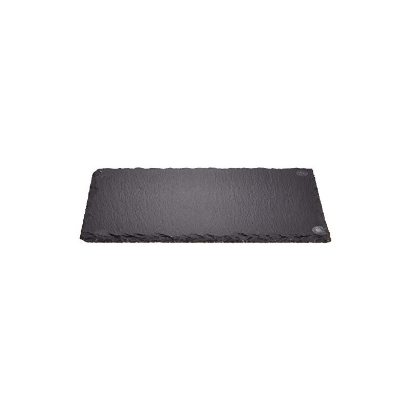 K-World Slate Plate, 9.8 inches (25 cm), Rectangular Plate, Natural