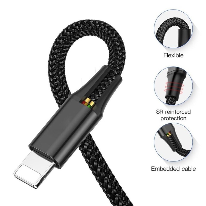 USAMS - Paquete de 2 cables de carga múltiple de