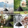 CozyCove Squirrel Baffle for Bird Feeder Pole Squirrel Proof, Spiked