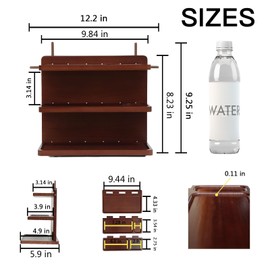 aphaobo Solid Wood Desktop Organizer, Personal Solo Items Gathering Point, Good Helper For Life Office, Suitable For Office Bedroom Kitchen