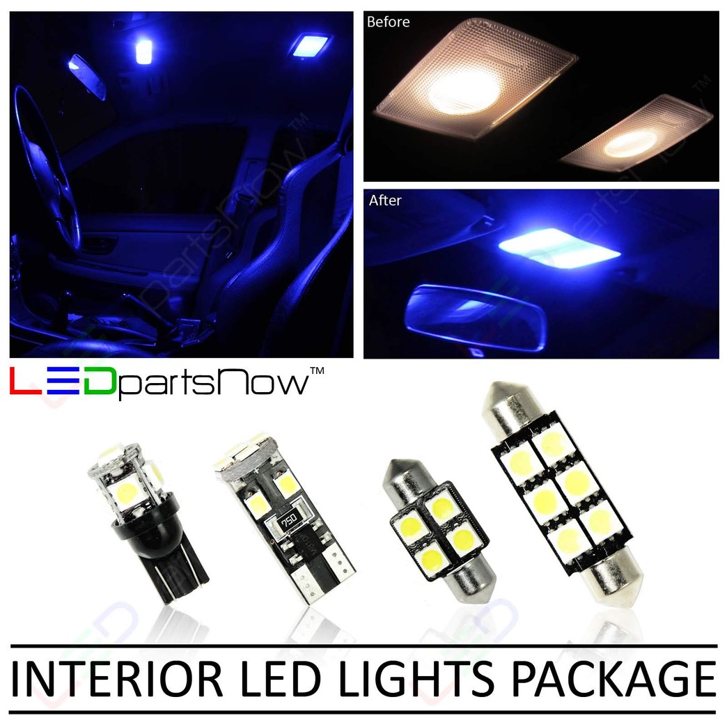 LEDpartsNow Interior LED Lights Replacement for 2008-2014 Scion XB XD Accessories Package Kit (6 Bulbs), BLUE