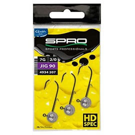 Gamakatsu JIG HD 90 Round Jig Heads Round Jig Head Pack of 3 (14 g, 5/0)