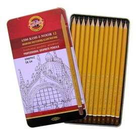 KOHI-NOOR/Mechanical Pencils Set of 12 Graphic – Metal Case