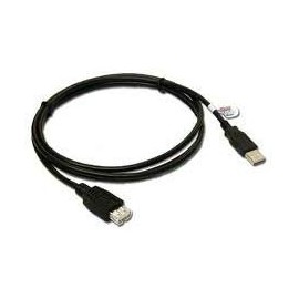 iMBAPrice Black USB 2.0 Extension Cable Type A Male to Type A Female - Nickel Plated - Transfers data - Hi-Speed (6 Feet, Black)