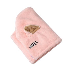 Minkissy Hair Dry Cap Absorbent Shower Hat Headband Gentle Material Hair Towel for Women for Home Travel Beauty Routine