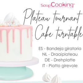 Scrapcooking 5204 Turntable PP Fit Multi-Coloured