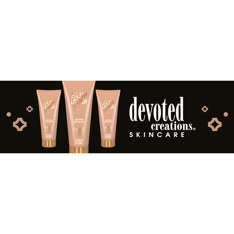 Sun Lotion with Shimmer Ultra Glittering and Instant Bronze 6.76