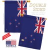 Nationality New Zealand Garden House Flags Kit Regional Nation International