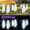 Ninonly - Decoración de Halloween, paquete de 6 luces solares