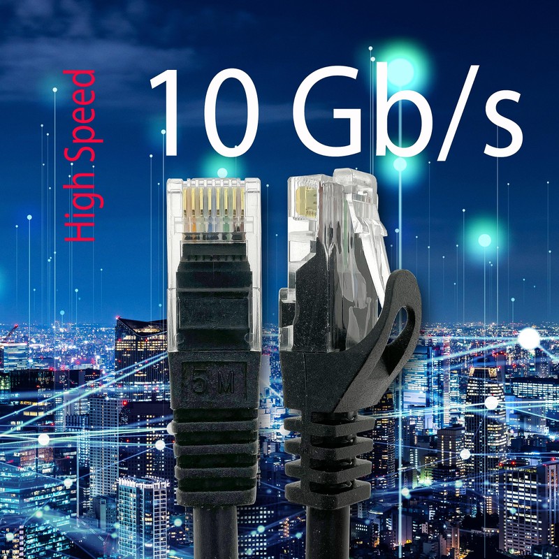 1aTTack.de - 5 cavi di rete Cat7 da 1,5 m,