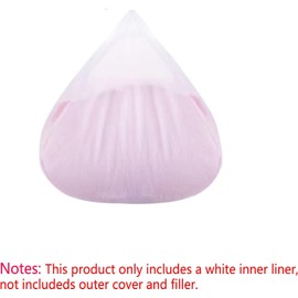 Bean Bag Inner Liner, No Filler Lazy Sofa Bean Bag Chair Liner Bean Bag Replacement Cover Stocking Inner Liner with Zipper Closure (80x90CM)