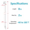 Zip Ties 8 inch with 40 lb Tensile Strength, Black