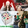 DECO EXPRESS Christmas Ornament Storage Box Christmas Decoration Storage Baubles