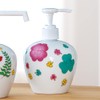 Arita Pottery 802962 Soap Dispenser, Clover Pattern, Width 3.5 x