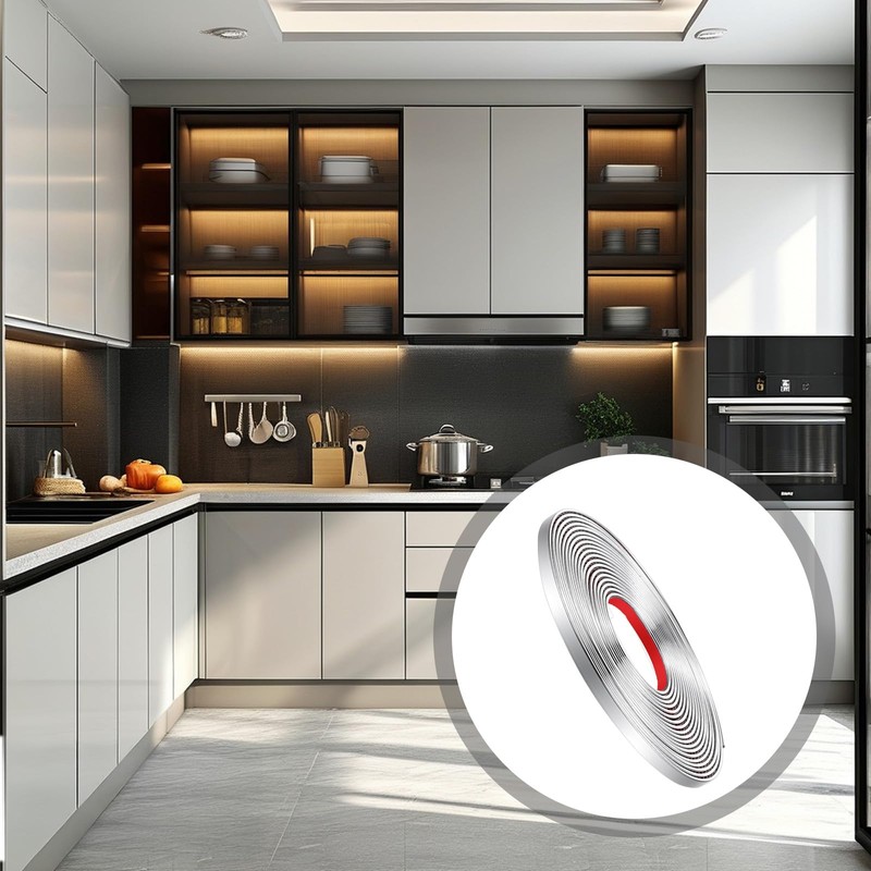16Ft Chrome Car Trim Strip Self-Adhesive Chrome Tape Chromes Window
