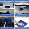 5 PCS Windshield Cleaning Tools, 18 inch Microfiber Car Window
