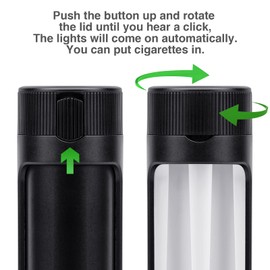 Cone Loader Filler Storage Container, Colorful Light Cone Case, Air-Tight Pre roll Cones (Sliver)