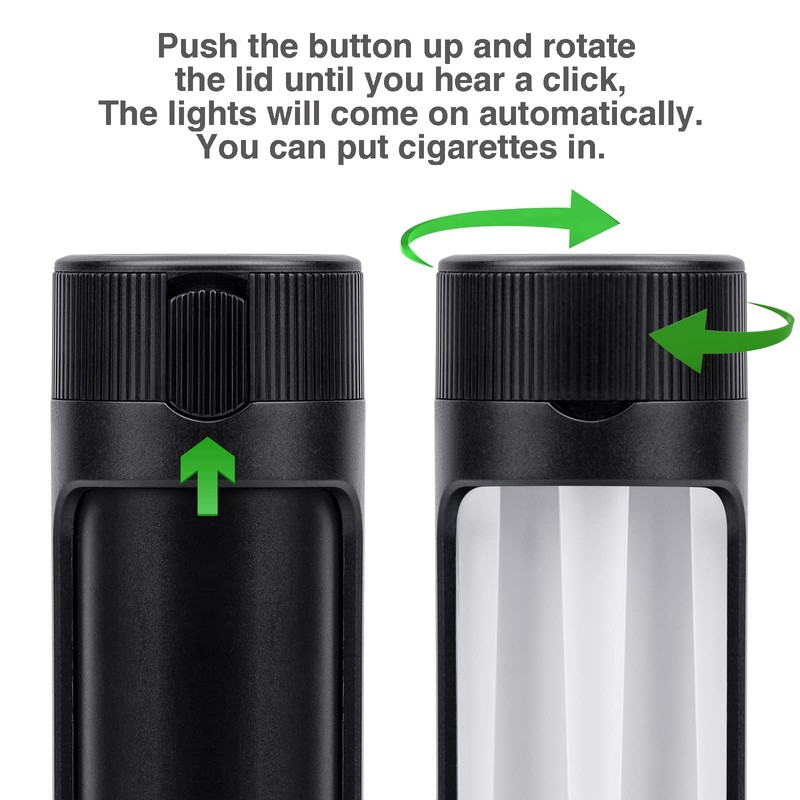 Cone Loader Filler Storage Container, Colorful Light Cone Case, Air-Tight