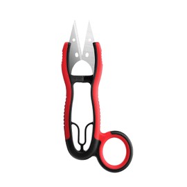 JARVISTAR Thread Scissors, Sharp Yarn Scissors, Universal Thread Separator Scissors with Stainless Steel Blade and Soft Handles for DIY, Crafts, Dressmakers, Family (Reddish Black)