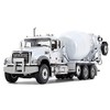 First Gear 1/34 Scale Diecast Collectible White/White Mack Granite MP with McNeilus Bridgemaster Mixer with Pusher Axle (#10-4180)