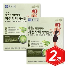 Chong Kun Dang Health Psyllium Husk Dietary Fiber 30 packets x 2 middle-aged seniors / 종근당건강 차전자피 식이섬유 30포 x 2개 중년 시니어