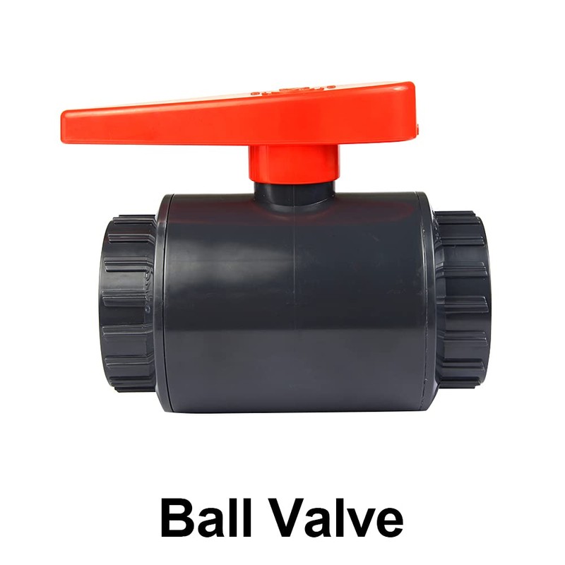 Sanking DIN Gray UPVC 40mm T Handle Compact Ball Valve
