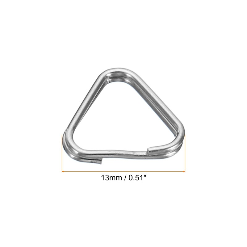 PATIKIL Camera Strap Lug Ring, 20 Pack Metal Triangle Split