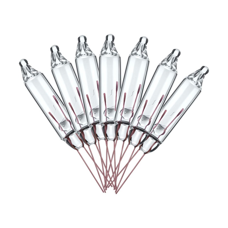 Mudder 200 Pcs 3.5 Volt Mini Christmas Tree Replacement Bulbs