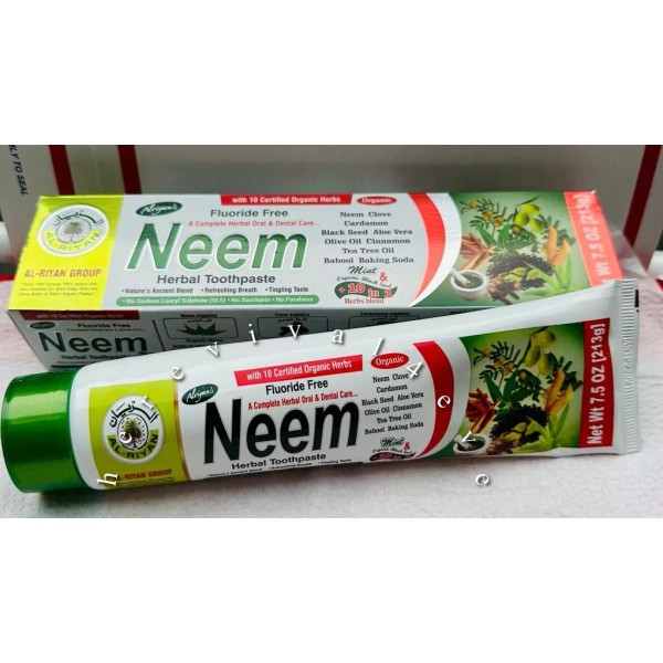 Al Riyan 6X NEEM 10 in 1 ORGANIC TOOTHPASTE -