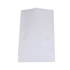 100 Premium Colored Mylar Foil Heat Sealable Bags 9x13cm (3.5x5.1) ... (White) by QQ Studio