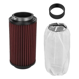 JAVIK Inner Carburetor Sleeve & Air Filter Clamp For Polaris H-awkeye 325/400 Sc-rambler 500 Spoortsman 400/450/500/570/600/700/800/ETX/MV7 Trail 330 2002-2025 5433847 7080595 7082101 7083107 5811633