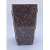 Granite Vase Tapered 5"x4"x9" Dakota Mahogany