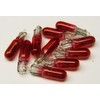 CEC Industries #73R (Red) Bulbs, 14 V, 1.12 W, W2.1x4.9d