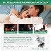 XPCAM Full HD 1080P Webcam with Privacy Shutter and Tripod,