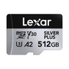 Lexar Silver Plus Micro SD Card 512 GB, Up to