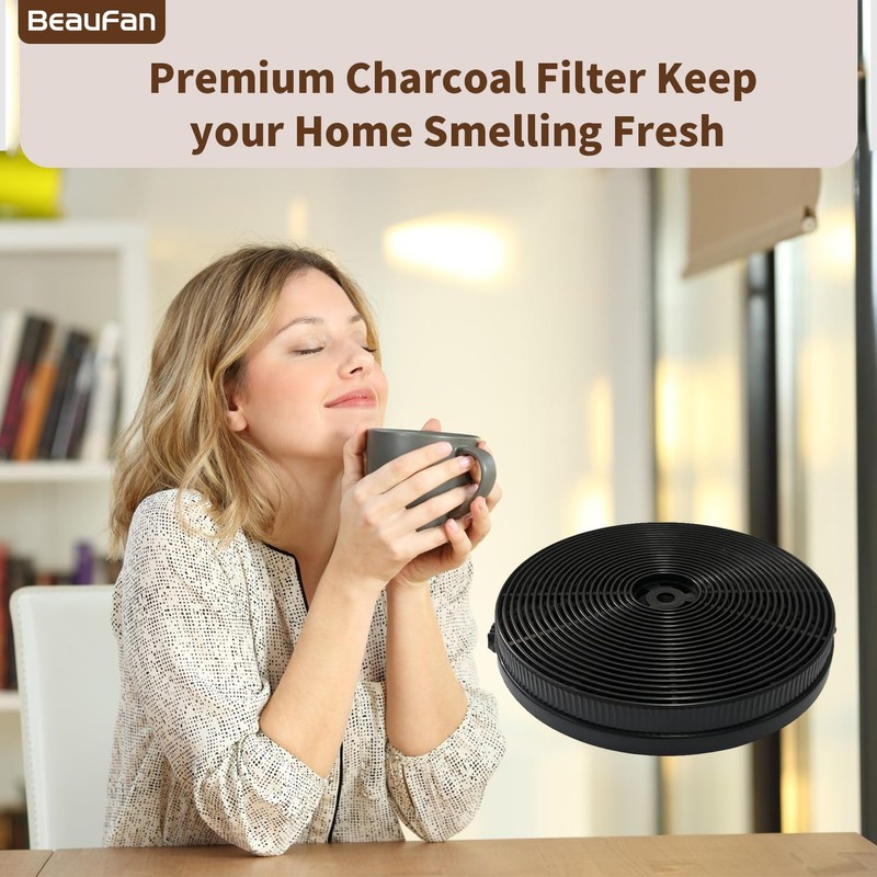 Beaufan 2 Pack CFK1-TM Charcoal Filter Replacement for Cosmo Range