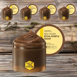 Neo-Gendermalogy Skin Nutrition Skin Trouble Skin Care Real Polish Royal Honey & Sugar Face Scrub 5 Pieces 210g / 네오젠더마로지 피부영양 피부트러블 피부관리 리얼 폴리쉬 로얄 허니앤슈가 페이스 스크럽 5개 210g