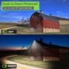 Glitgate 200W LED Parking Lot Light 30000LM 5000K Dusk to