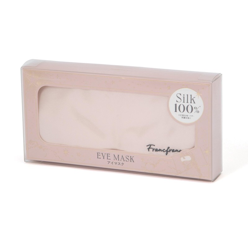 Francfranc Silk Eye Mask Pink
