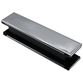 12" Letterplate Door Letterbox for uPVC, Composite and Timber Doors - Premium Draught Proof, Thermal Insulation & Noise Reduction 20-40 Chrome