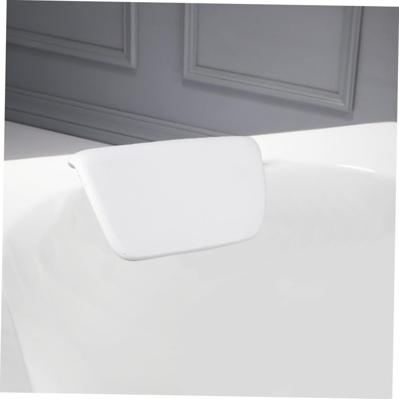 VICASKY Relaxing Bath Stuff White Tub Pillow Suction Cup Spa