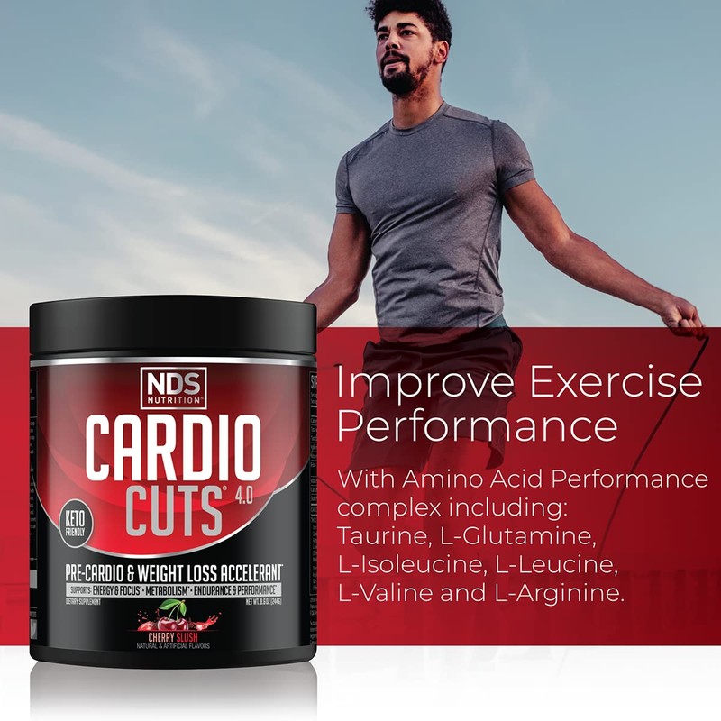 Cardio Cuts Nutrition 4.0 - Cherry Slush - 8.6 Ounce