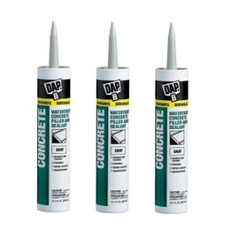 Dap 18021 Concrete and Mortar Watertight Filler and Sealant - Gray 10.1-oz Cartridge (18096). Sold as 3 Pack