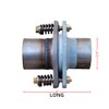 SUISFLXGRO Exhaust Spring Joints Made Of 409L Stainless, Exhaust Flex