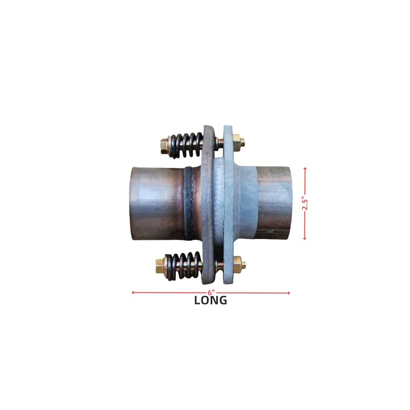 SUISFLXGRO Exhaust Spring Joints Made Of 409L Stainless, Exhaust Flex