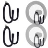 2 Pack Pot Lid Organizer Rack, Black Pot Lids Holder