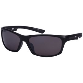 Edge I-Wear Sports Sunglasses with Flash Mirror Lens 5700055-FM-2(M.BLK)
