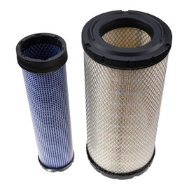 Engine Air Filters Compatible with Donaldson P828889 P829333 John Deere AT171853 AT171854 Caterpillar Cat Backhoe 110-6326 110-6331 Wix 46569 Case 222421A1 222422A1 Baldwin RS3545 Engine Filtration