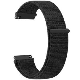 Nylon Strap for Garmin Forerunner 245/645 /55 Music Watch Band,20mm Nylon Quick Release Replacement Band for Garmin Forerunner 55/245/645/645 Music for Women Men (Lime)